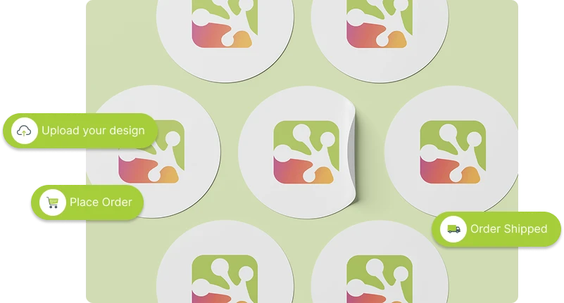 Illustration of Printfrog about banner
